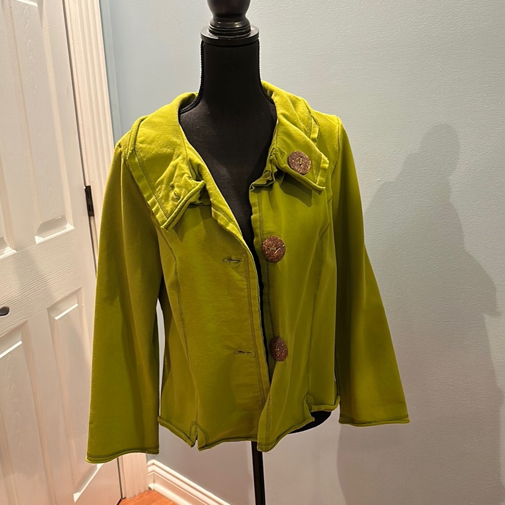 Lime Green Neon Buddha Women's Jacket